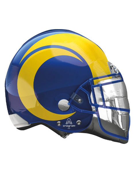 21in Anagram Los Angeles Rams Helmet Balloon - Joker Party Supply