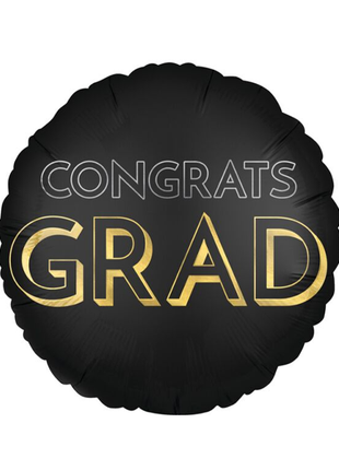 Globo de satén con anagrama de 28 pulgadas para celebrar la graduación