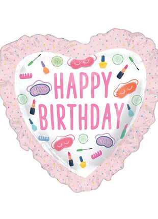 28in Anagram Happy Birthday Spa Party Balloon - Joker Party Supply