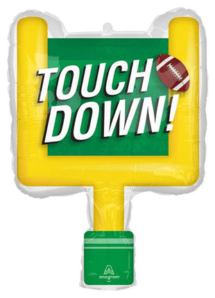 28in Anagram Touchdown Football Goal Post Balloon - Joker Party Supply