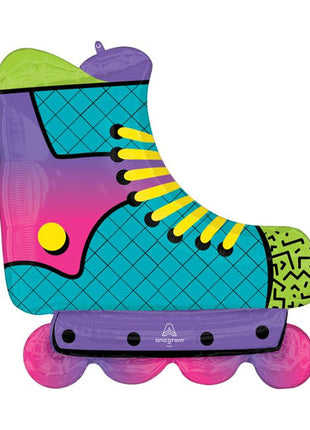 27in Anagram 90s Party Inline Skate Balloon - Joker Party Supply
