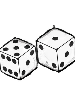 30in Anagram Feeling Lucky Dices Balloon - Joker Party Supply