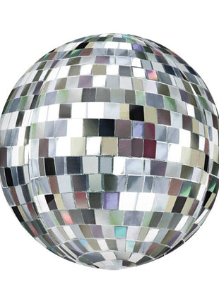 15in Anagram Disco Ball Orbz Balloon - Joker Party Supply