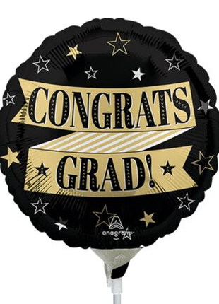 Globo anagrama de 9 pulgadas "Felicitaciones al graduado" (se requiere sellado térmico)