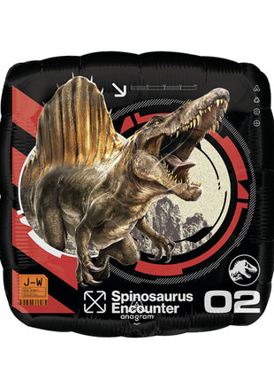 Globo de 18 pulgadas con anagrama de Jurassic World Rebirth