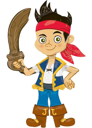 75in Anagram Airwalker Jake and the Never Land Pirates Balloon - Joker Party Supply
