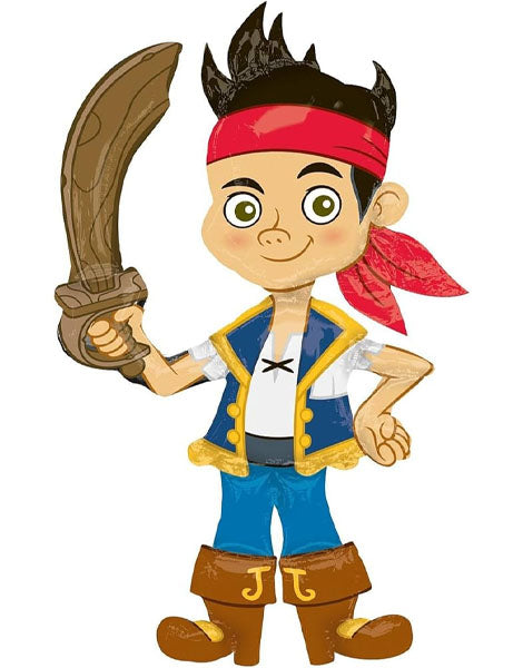 75in Anagram Airwalker Jake and the Never Land Pirates Balloon - Joker Party Supply