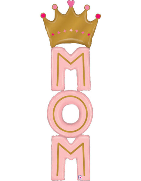 72in Betallic Special Delivery Mom Crown Balloon - Joker Party Supply
