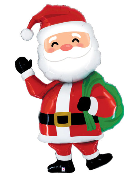 60in Betallic Special Delivery Santa Balloon - Joker Party Supply