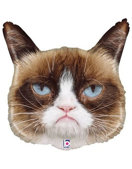 28in Betallic Grumpy Cat Balloon