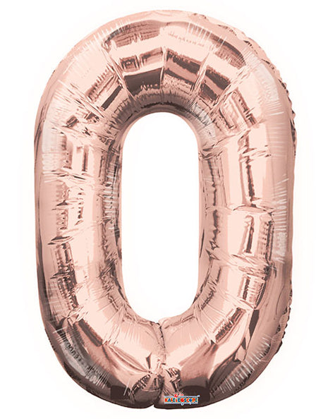 34in Conver USA Rose G Number 0 Balloon - Joker Party Supply