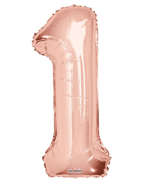 34in Conver USA Rose G Number 1 Balloon - Joker Party Supply