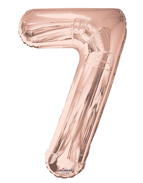 34in Conver USA Rose G Number 7 Balloon - Joker Party Supply