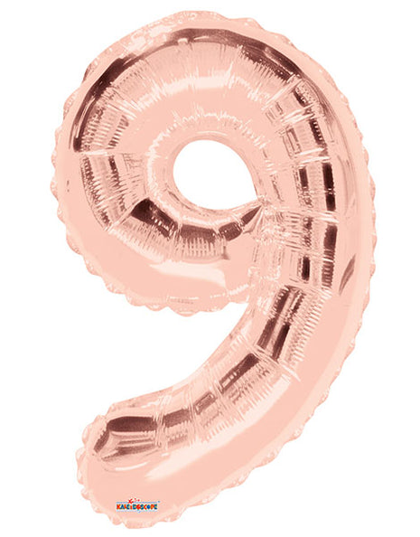 34in Conver USA Rose G Number 9 Balloon - Joker Party Supply