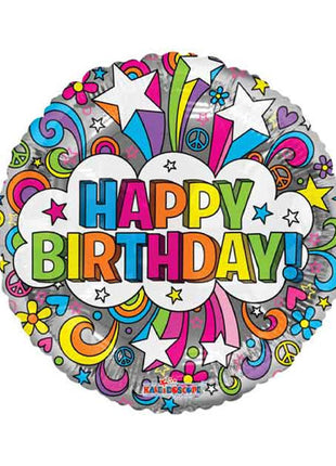 18in ConverUSA Groovie Birthday Balloon