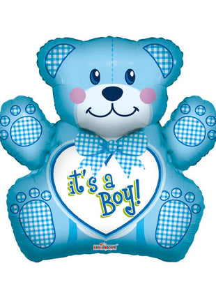28in ConverUSA Baby Boy Bear Balloon