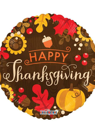 18in ConverUSA Thanksgiving Sunflowers Balloon