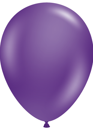 11in Tuftex Metallic Concord Grape 100 Ct - Joker Party Supply