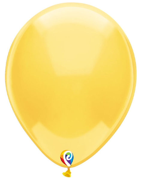 12in Funsational Crystal Yellow 50ct - Joker Party Supply