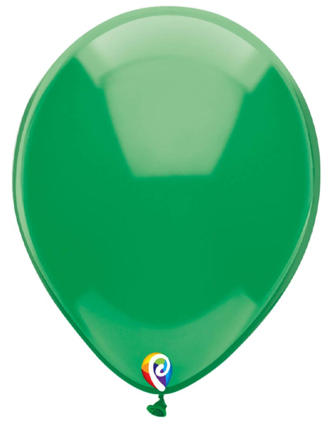 12in Funsational Crystal Green 15ct - Joker Party Supply