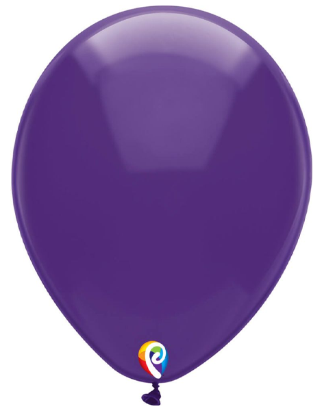 12in Funsational Crystal Purple 15ct - Joker Party Supply