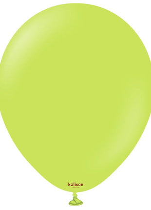 12in Kalisan Standard Lime Green 100ct