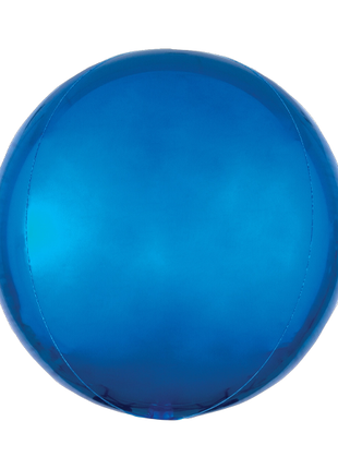 16in Anagram Blue Orbz Balloon - Joker Party Supply