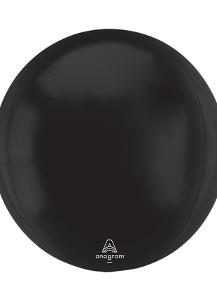 16in Anagram Black Orbz Balloon - Joker Party Supply