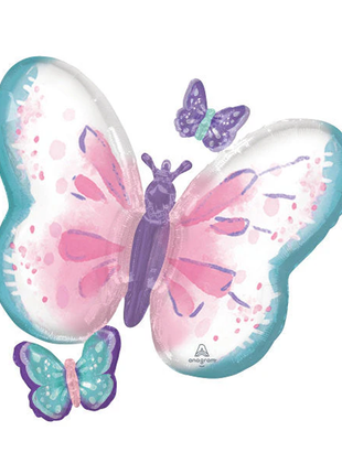 29in Anagram Flutters Butterfly Balloon - Joker Party Supply
