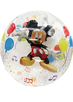 Globo de fiesta de Mickey Mouse con anagrama de 24 pulgadas