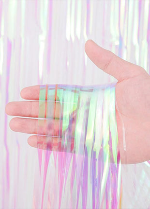 SoNice Iridescent Foil Curtain 8ft