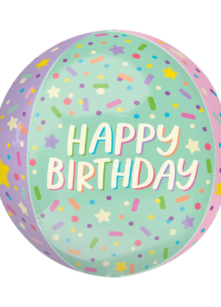 16in Anagram Ice Cream Party Birthday Orbz Balloon - Joker Party Supply