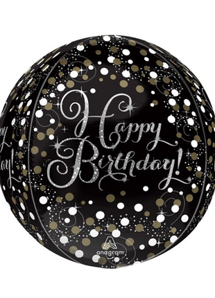 16in Anagram Sparking Birthday Orbz Balloon - Joker Party Supply