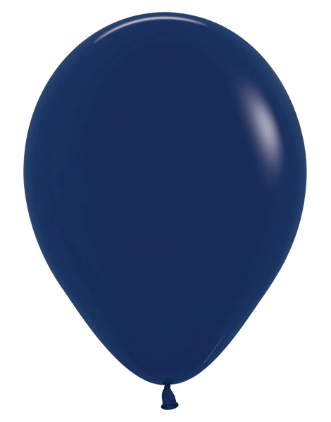 11in Sempertex Fashion Navy 100ct - Joker Party Supply