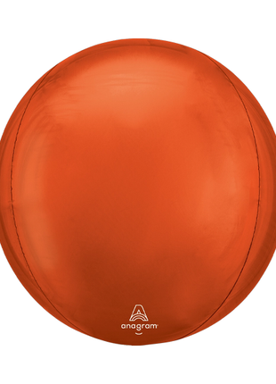 16in Anagram Orange Orbz Balloon - Joker Party Supply