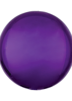 16in Anagram Purple Orbz Balloon - Joker Party Supply