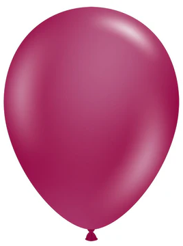 5in Tuftex Crystal Burgundy 50 Ct - Joker Party Supply