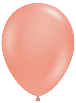 5in Tuftex Metallic Rose Gold 50 Ct - Joker Party Supply