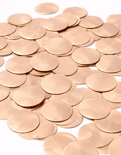 0.6in Small Rose Gold Confetti (1.5cm)