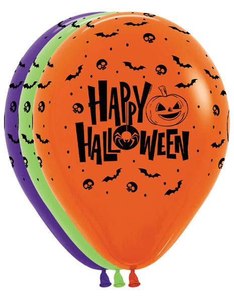 11in Sempertex Happy Halloween Night 50ct