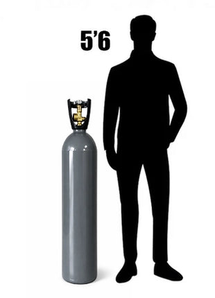 125cf Recondition Aluminum Helium Tank with Handle (Helium Not Included)