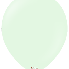5in Kalisan Macaron Pale Green 100Ct - Joker Party Supply
