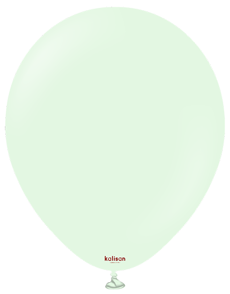 5in Kalisan Macaron Pale Green 100Ct - Joker Party Supply
