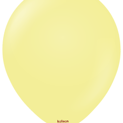 5in Kalisan Macaron Yellow 100Ct - Joker Party Supply