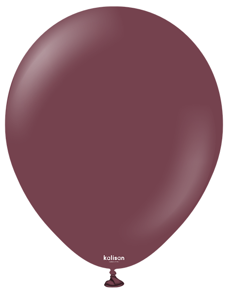 18in Kalisan Standard Burgundy 25Ct - Joker Party Supply