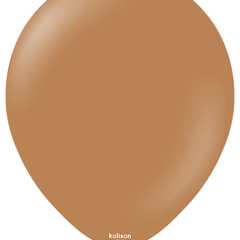 5in Kalisan Standard Caramel Brown 100Ct - Joker Party Supply