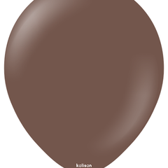 5in Kalisan Standard Chocolate Brown 100Ct - Joker Party Supply