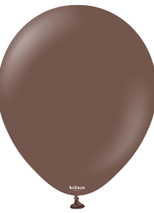 18in Kalisan Standard Chocolate Brown 25Ct - Joker Party Supply