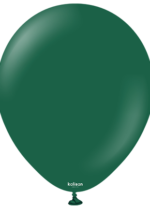 18in Kalisan Standard Dark Green 25Ct - Joker Party Supply