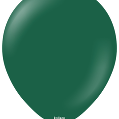 5in Kalisan Standard Dark Green 100Ct - Joker Party Supply